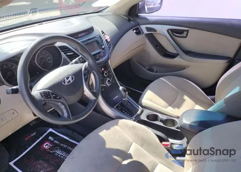 2014 Hyundai Elantra Se from USA, damaged, VIN 5NPDH4AE8EH476177